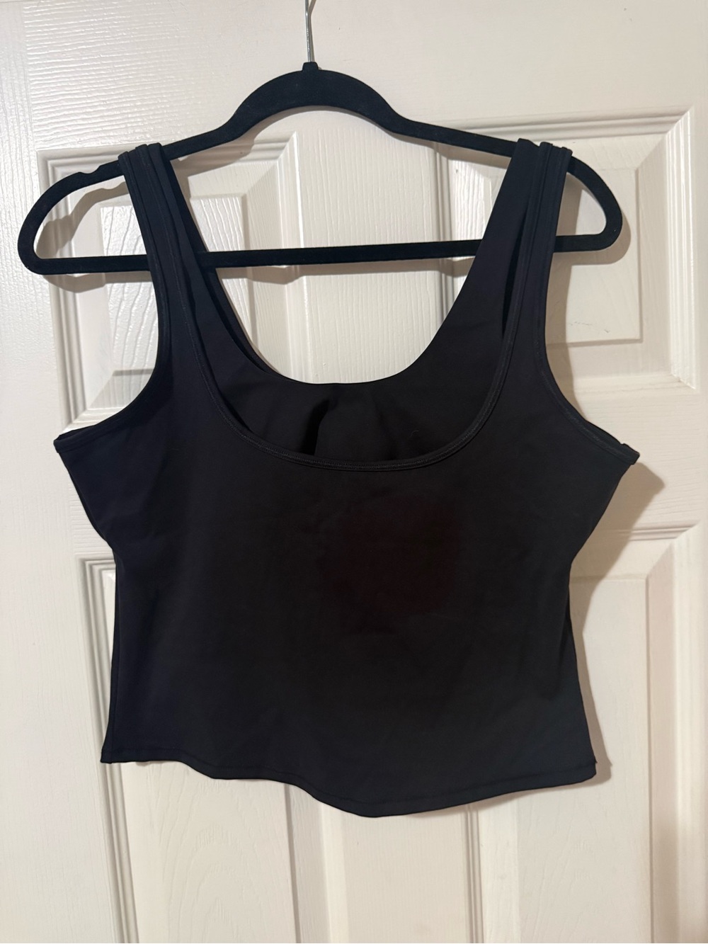 Nike SKIMS Black Scoop Neck Tank Crop